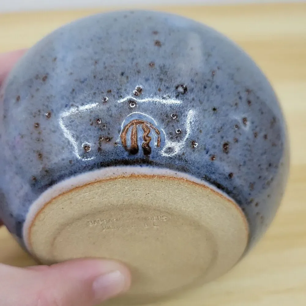Barbara Sanders Pottery Garlic Keeper • Handmade in High Point, NC